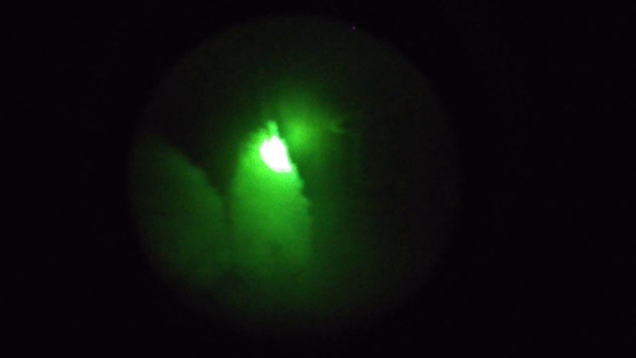 PNW-57a NVG test with IR-illuminator