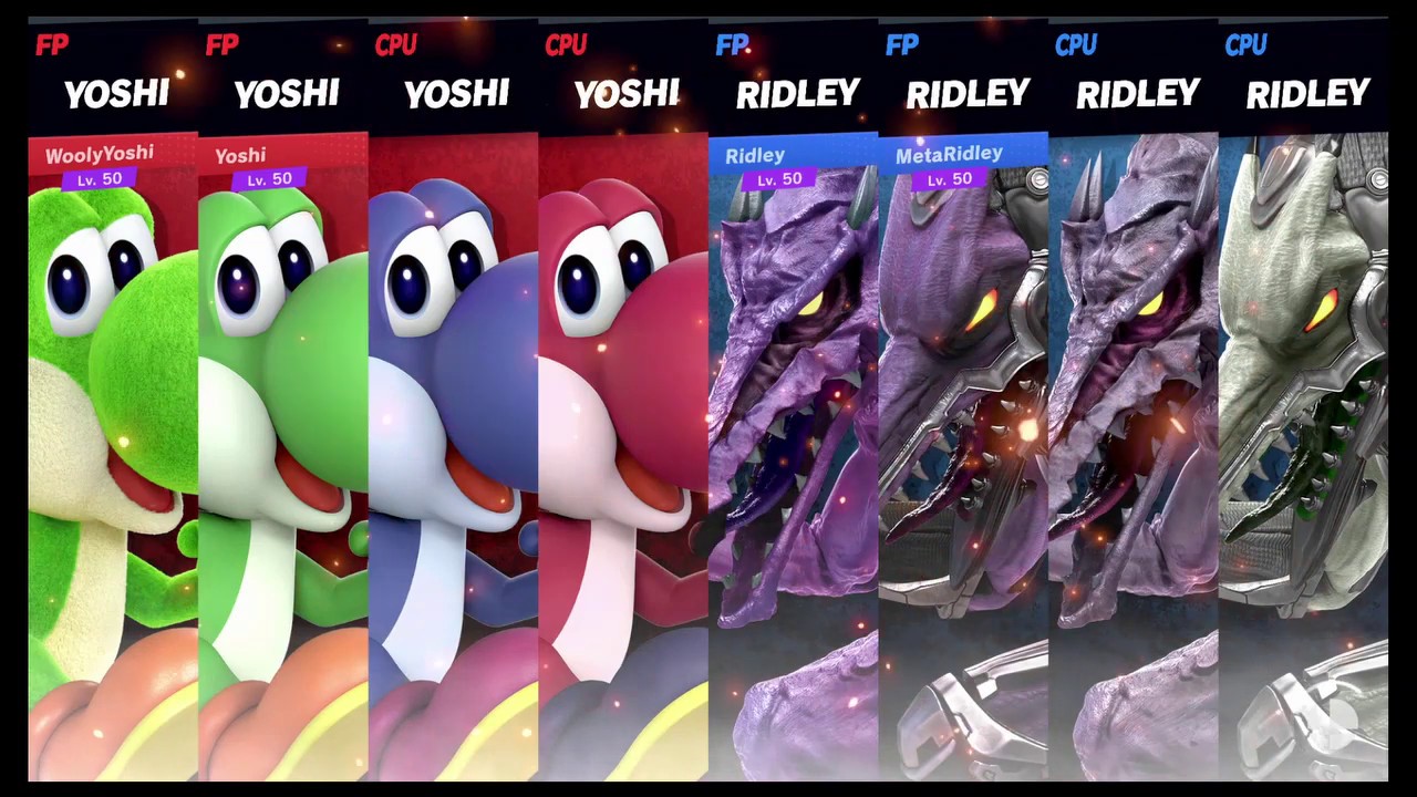Super Smash Bros Ultimate Amiibo Fights   Request #5545 Yoshis vs Ridleys