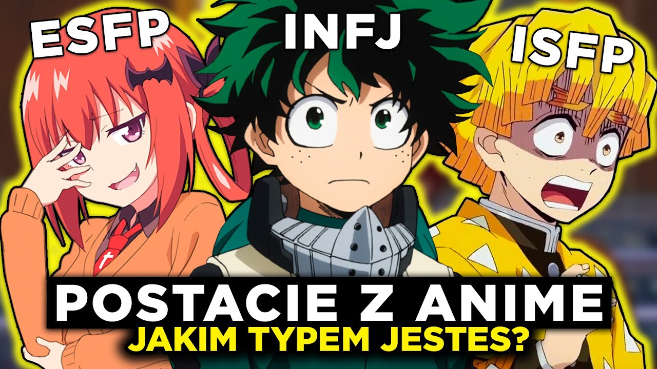 Jakim TYPEM POSTACI z ANIME jesteś