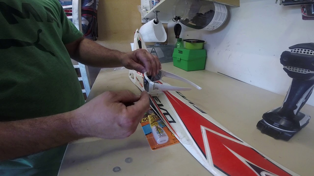 DIY motorcycle dirt bike fender or plastic repair fix