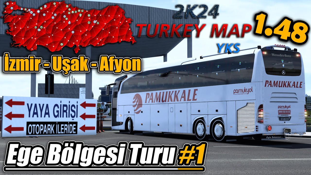 Ege Bölgesi Turu #1 İzmir - Uşak - Afyon | Yeni Türkiye Haritası 1.48 !!