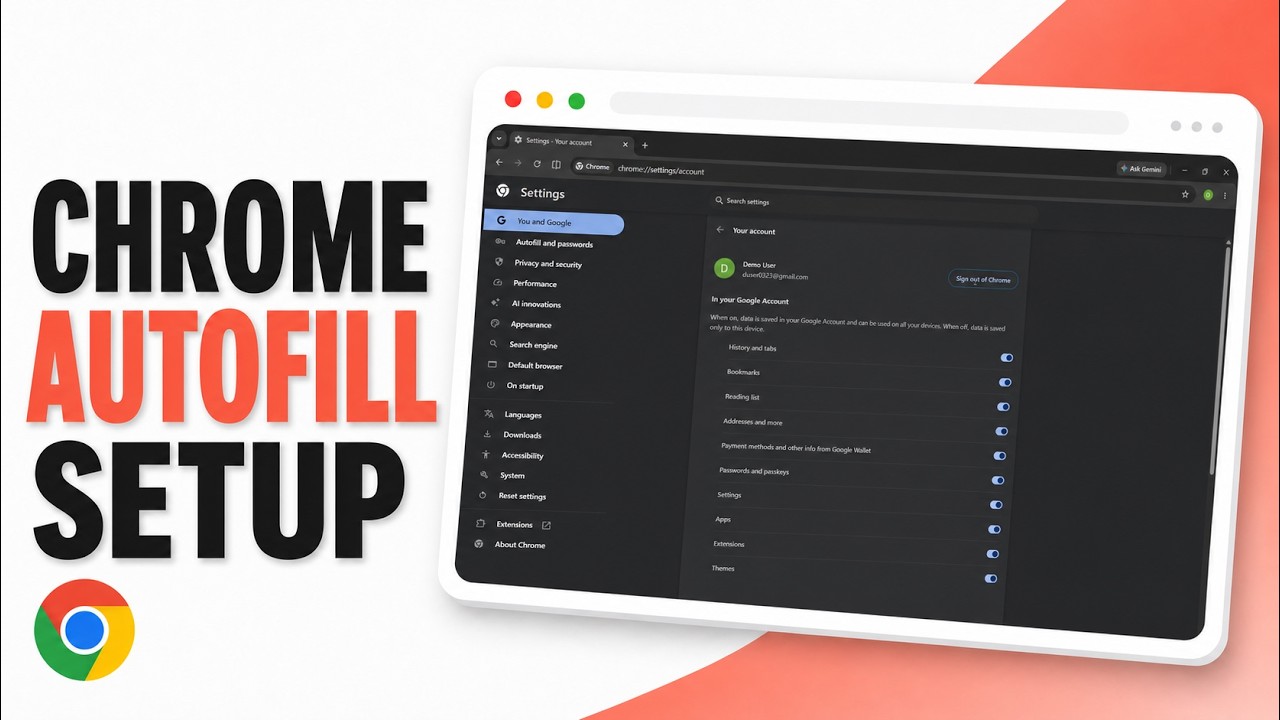 How to Enable Autofill in Chrome (Speed Through Forms)