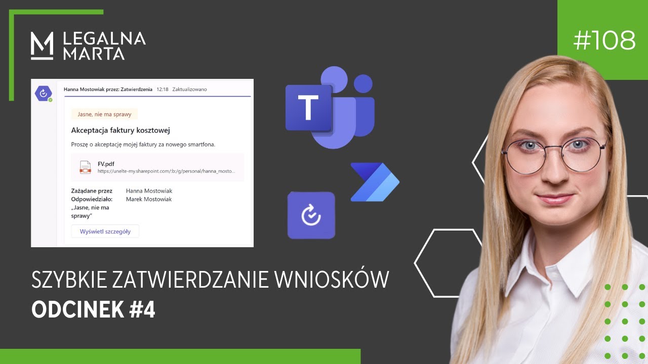 Szybkie zatwierdzanie wniosków w Teams - Odcinek #4