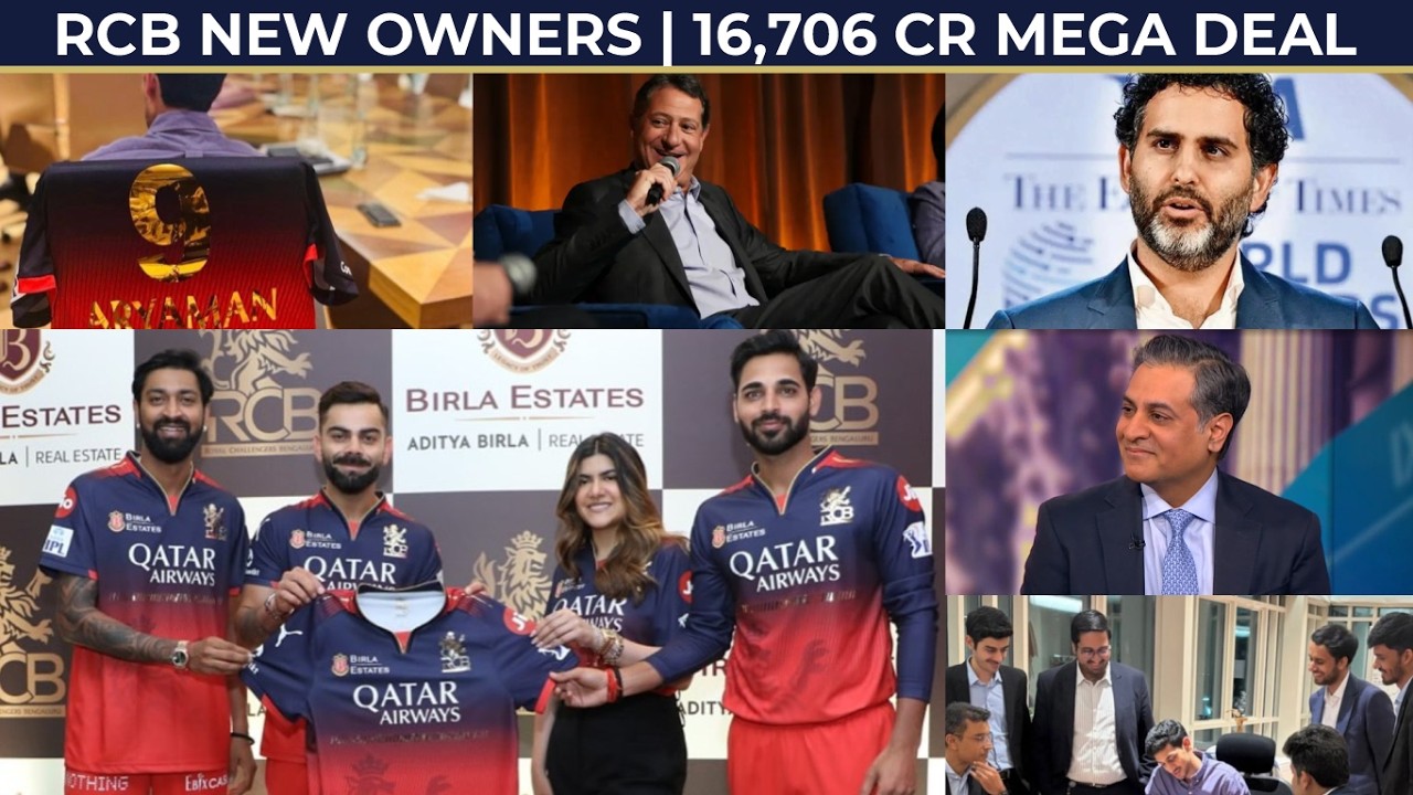 RCB SOLD for ₹16,706 Crore! Aditya Birla, TOI Group, Blackstone, Bolt Take Over IPL Champions!