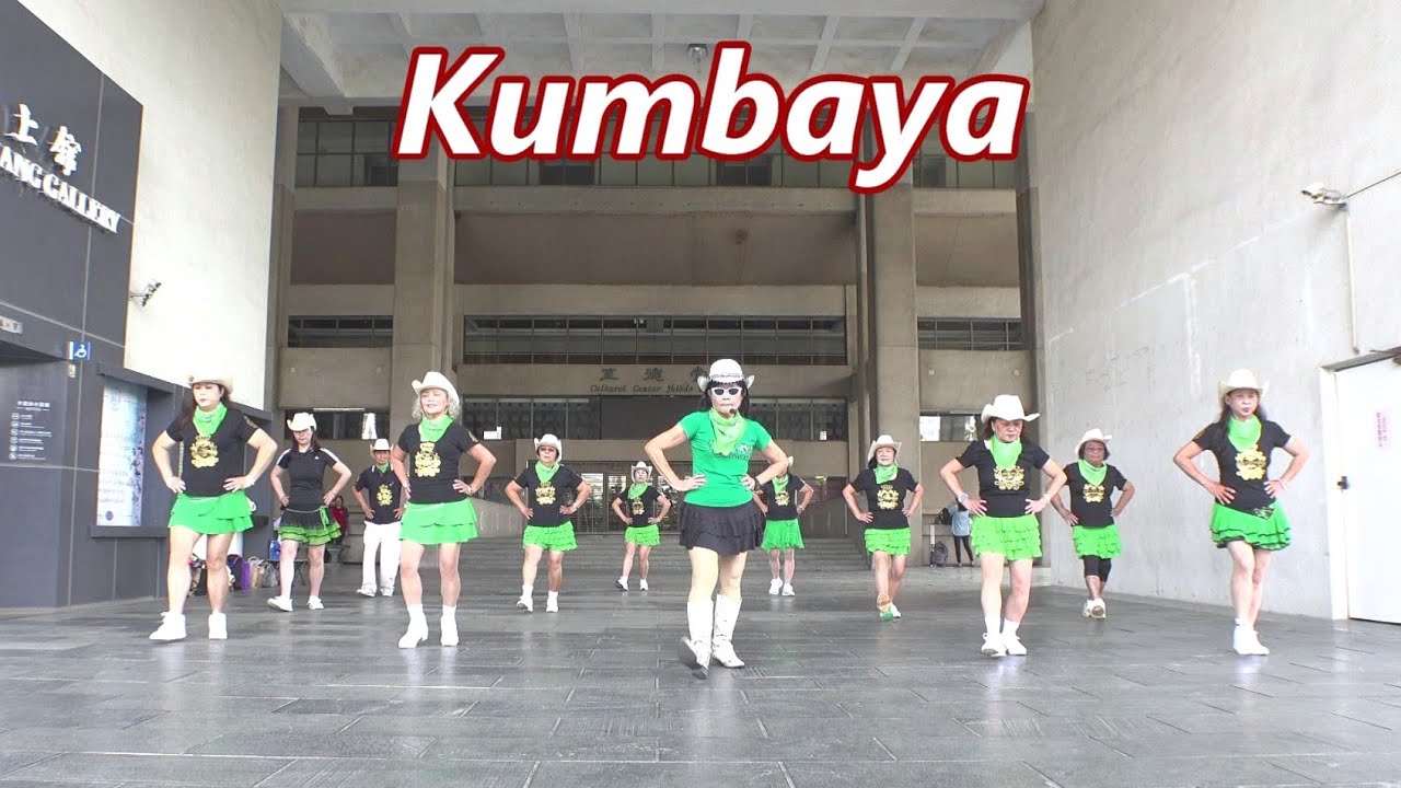 Kumbaya│Line Dance by Maggie Gallagher (UK)│Demo & Walk Through║庫姆巴亞│排舞│含導跳║4K