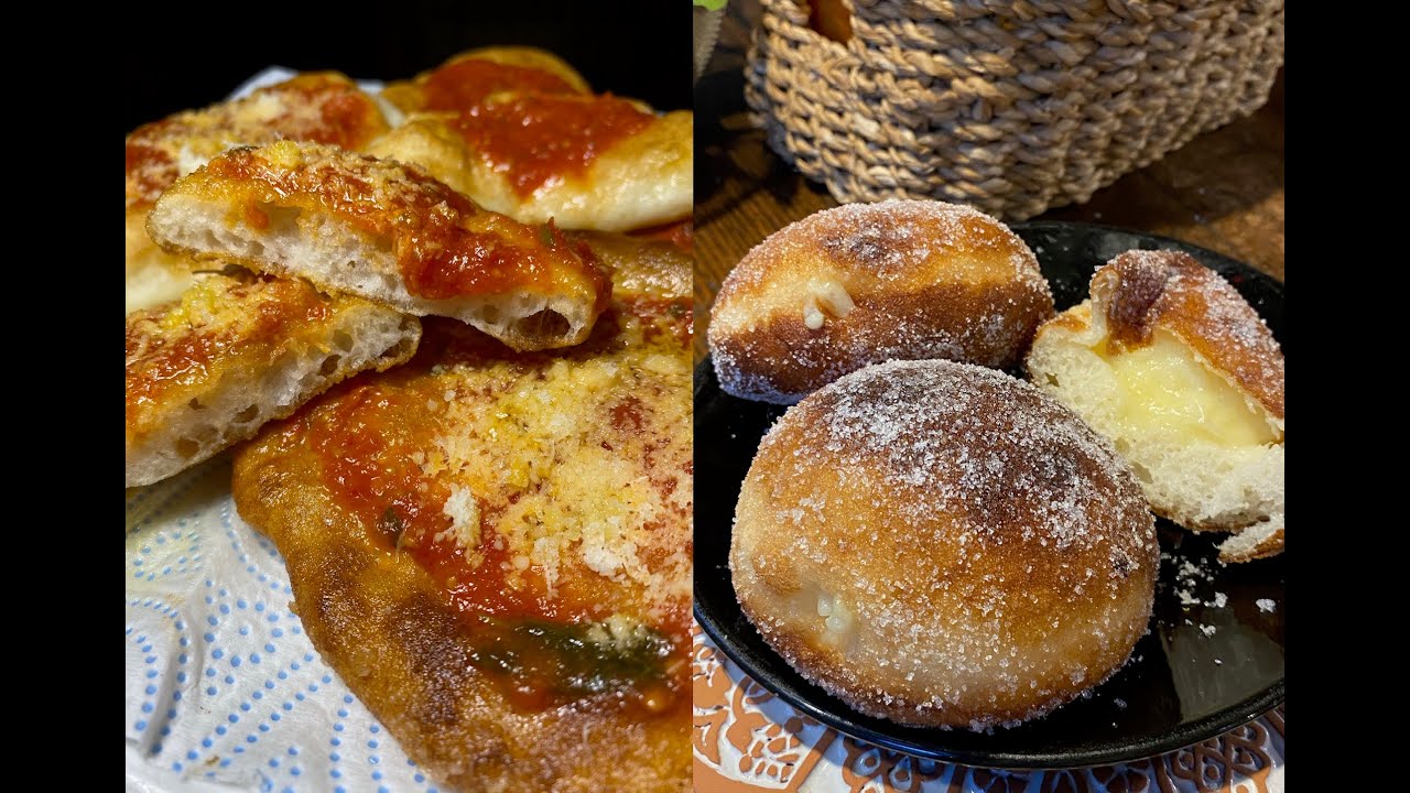 Pizze fritte e Bomboloni senza glutine