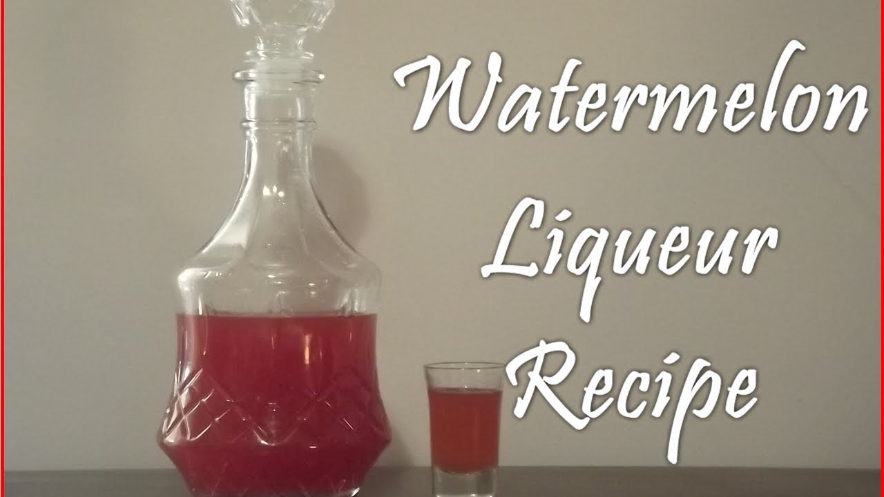 Watermelon Liqueur Recipe🍉 Λικέρ Καρπούζι
