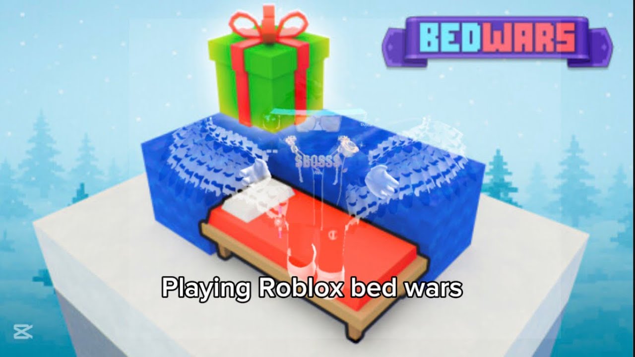 Playing Roblox bed wars #robloxbedwars 
