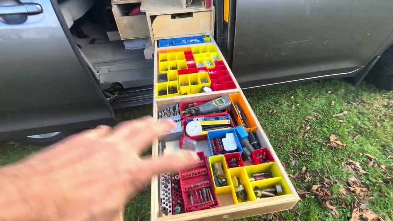 Toyota Sienna Converted into Work Truck