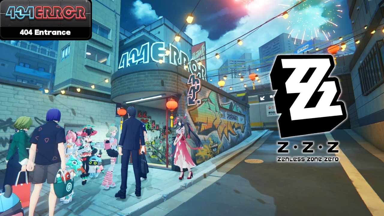 404 Error Livehouse Theme | Zenless Zone Zero 2.6