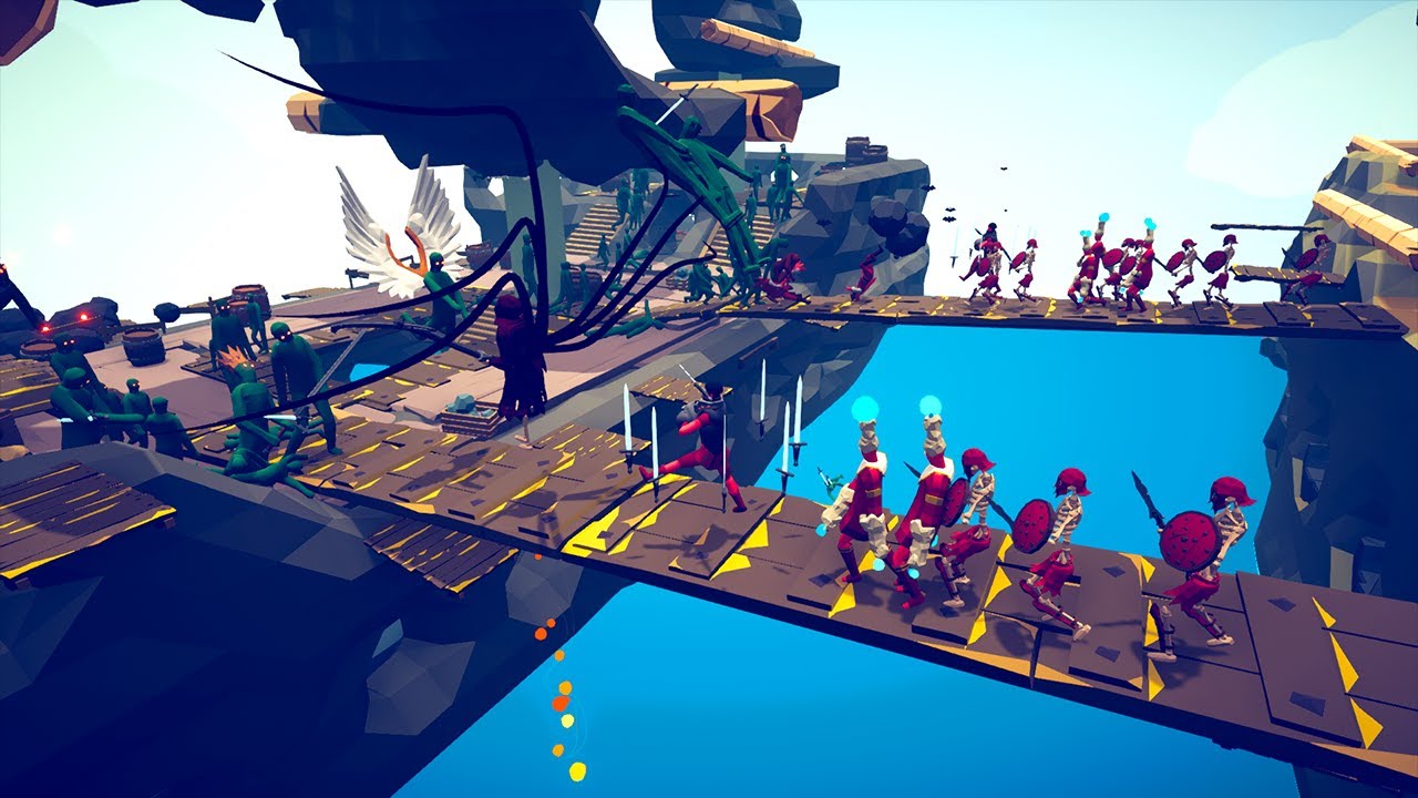 ZOMBIE ARMY VS FACTIONS - Battle Between The Two Ships 🚢 | Totally Accurate Battle Simulator TABS