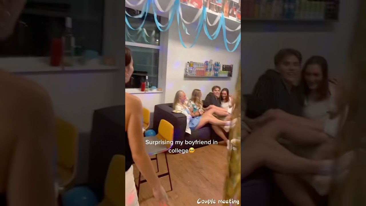 Long distance couple meeting surprise #longdistancerelationship #couple #love #fyp #usa