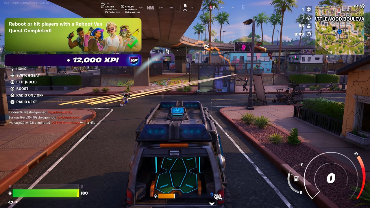 Fortnite - Reboot Or Hit Players In A Reboot Van (WEEK 9 Quests Challenges)