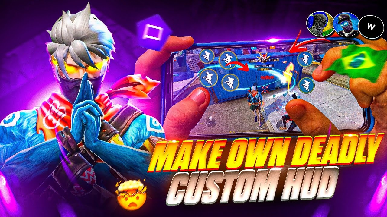 Make Your Own Deadly HUD 🔥🤯 | No Recoil ❌ 💯 Working 📈 | For All Devices 📱 | Best Sensi 🔥 | Freest...