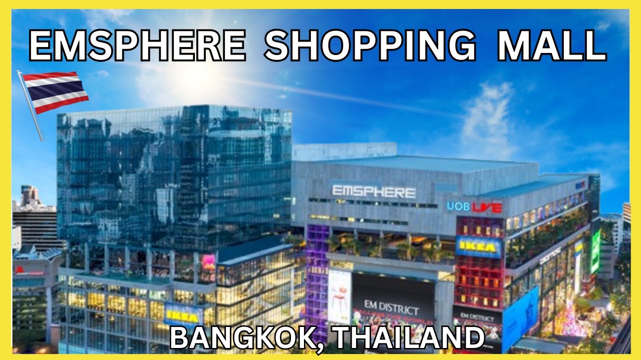 Walk Through Emsphere Shopping Mall Bangkok Thailand
