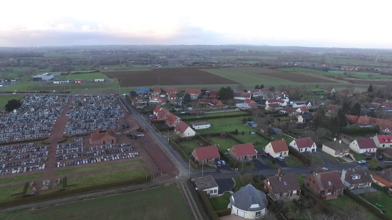 Vue impressionante des villes d'Aire et Isbergues !