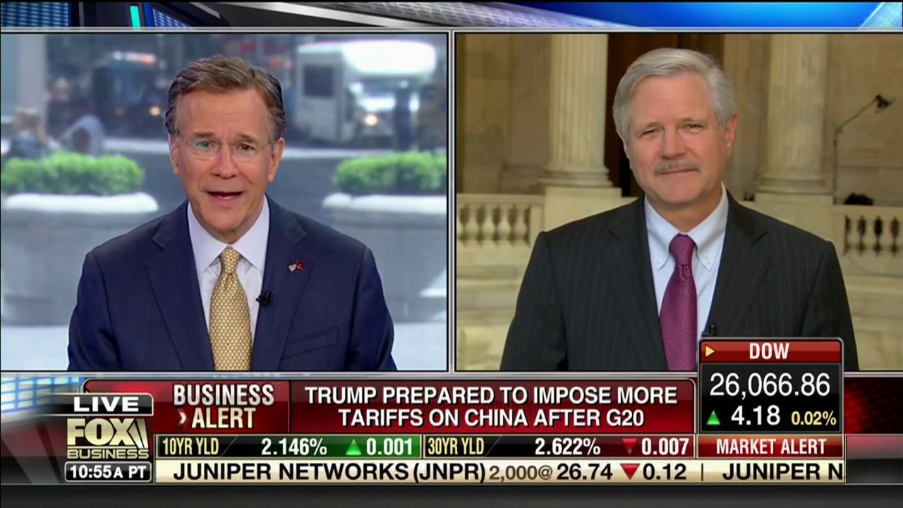 Senator Hoeven with David Asman on Fox Business News