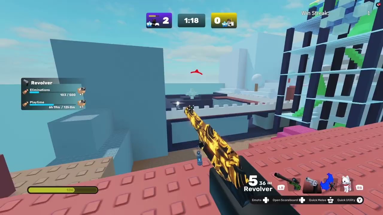 Today we’re gonna play Roblox rivals