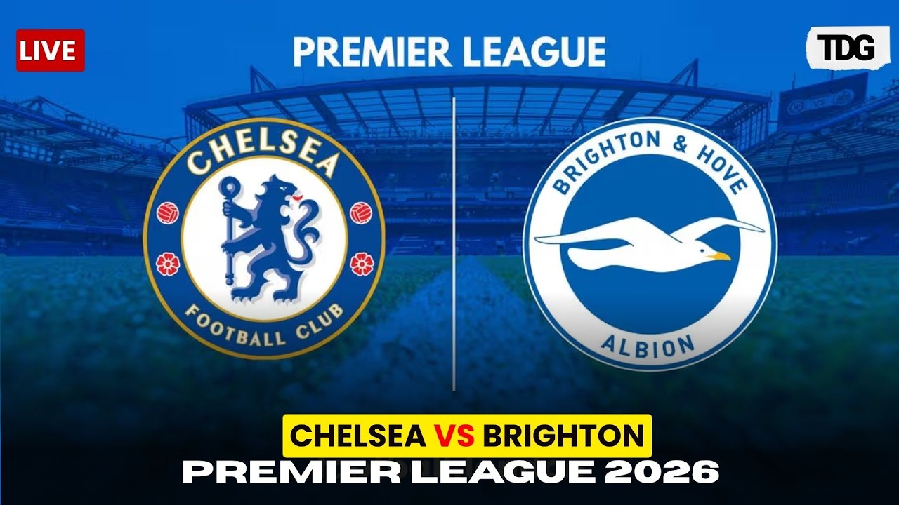 WATCH MATCH LIVE | Chelsea vs Brighton | Premier League Matchday 2