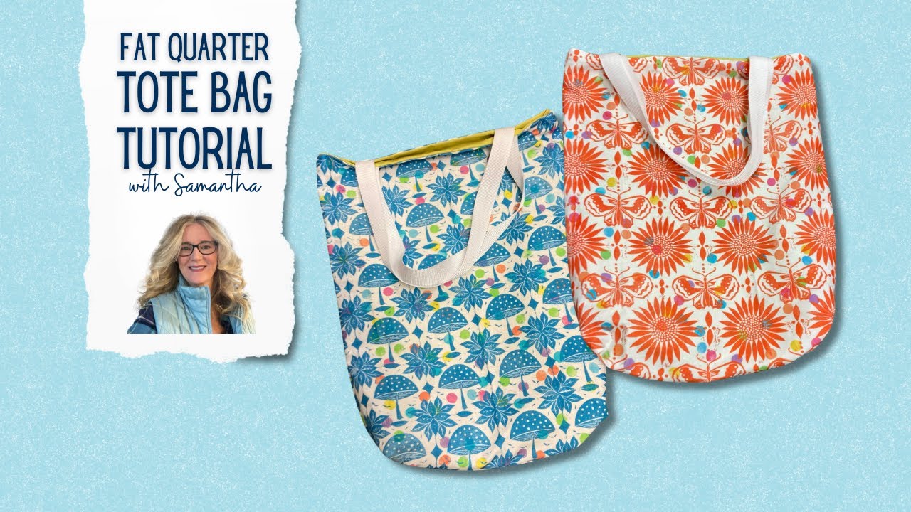 Fat Quarter Tote Bag Tutorial
