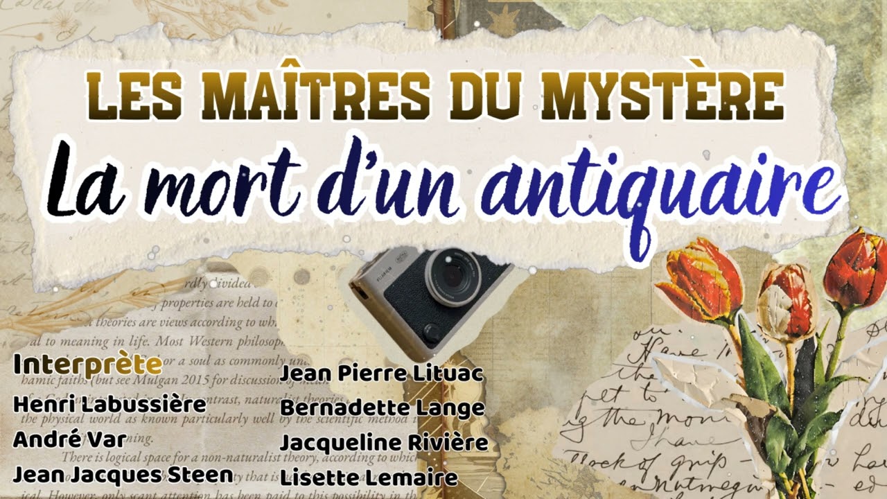 Les Maîtres du mystère - La mort d'un antiquaire