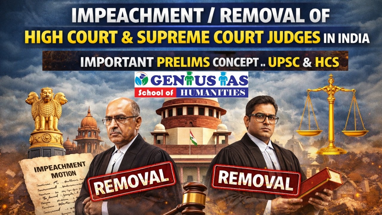 Impeachment & Removal of Judges in India | UPSC & HCS Prelims Concepts