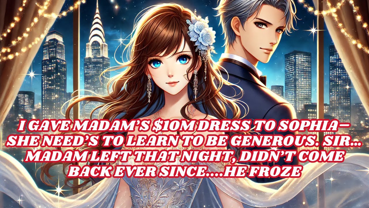 I gave madam’s $10M dress to Sophia– Tell her to be generous. Sir… Madam left that night....