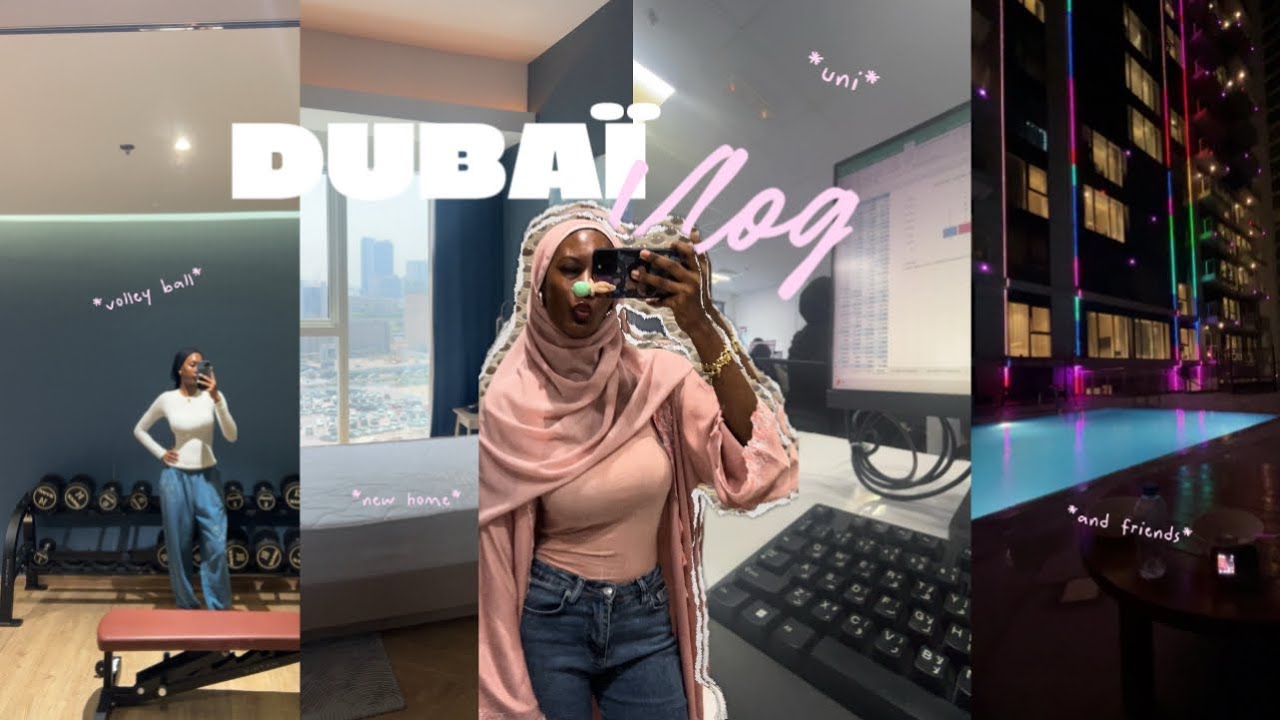 My New Life in Dubaï as a Uni student: 1st day of school, Malls, new home, friends &more💖