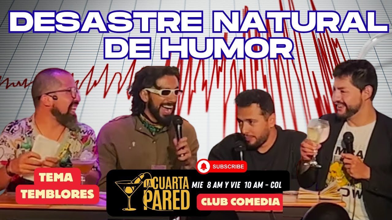 Temblores que son DESASTRES NATURALES como TUS CHISTES 🤣 - PODCAST #4 En La Cuarta Pared