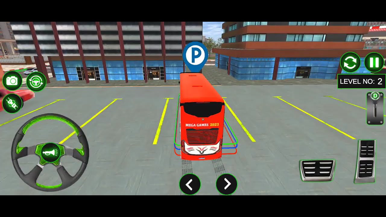 US Bus Driving Bus Driver 3D – Real City Bus Simulator Game Level 1-4