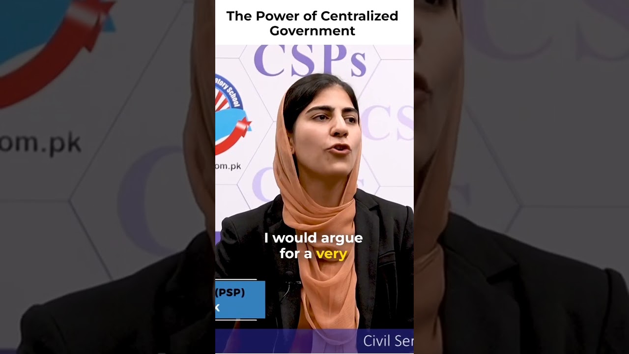 What is centralized power of a centralized government? | What is an example of centralized power?