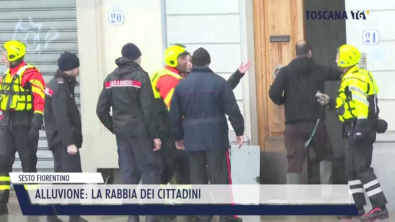2025-03-14 SESTO FIORENTINO - ALLUVIONE, LA RABBIA DEI CITTADINI