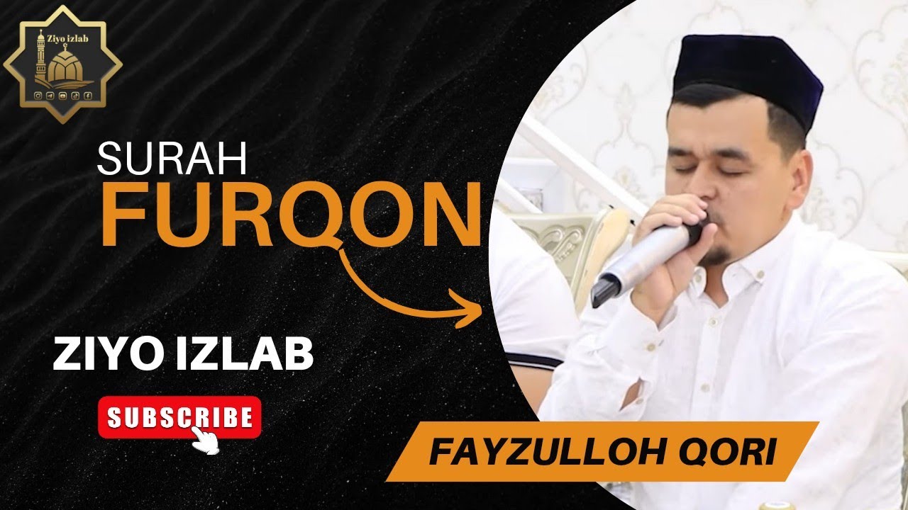 FAYZULLOH QORI / FURQON SURASI /  Taroveh2024