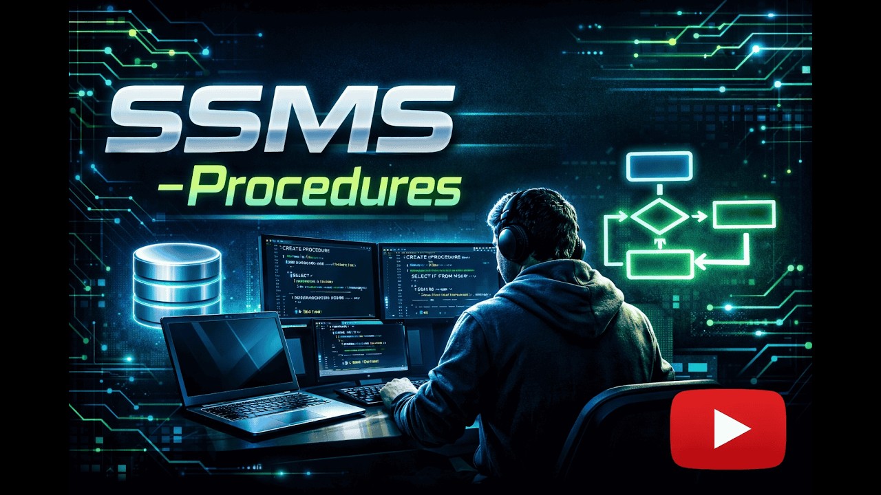 Master SQL Server Management Studio (SSMS) | T‑SQL Basics, Stored Procedures & Parameters Explained