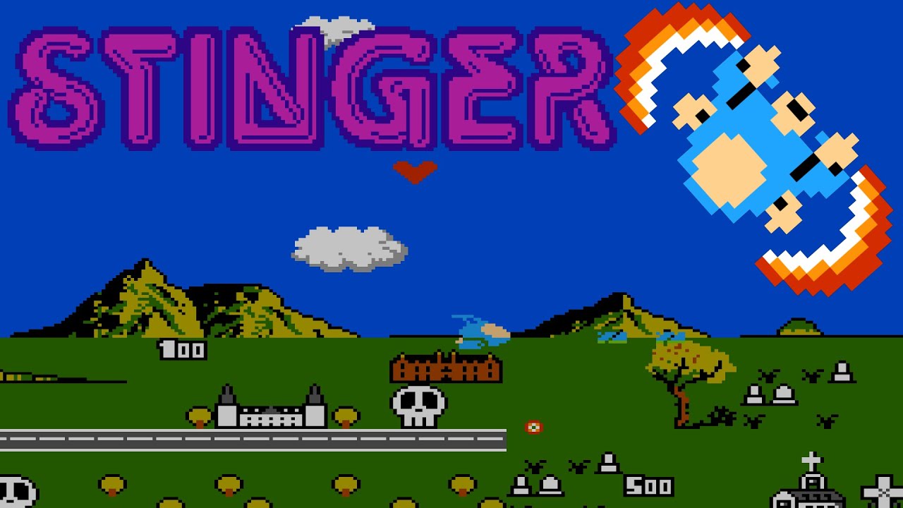 Stinger (NES ) adapted version | 2-loop session for 1 Player 🎮