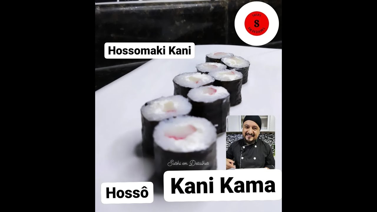 Como fazer Sushi de Kani - Hossomaki Kani - Sushi em Detalhes