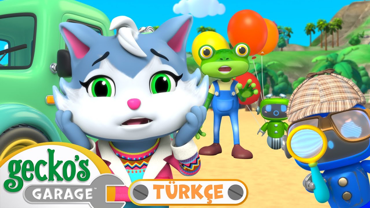 Tatlıları Kurtar ve Lastiği Onar! | 🐸 Gecko'nun Garajı - Çocuklar için Kamyonlar