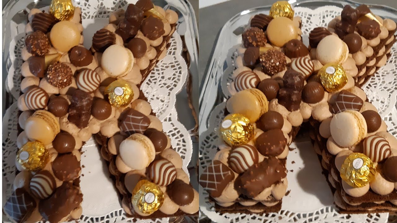 🎂Number/Letter cake au chocolat🎂
