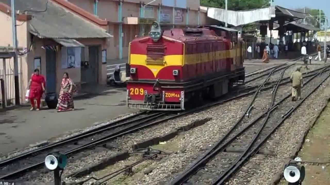 INDIAN RAILWAYS Narrow gauge Satpura Express departs Balaghat to cross Satpura ranges