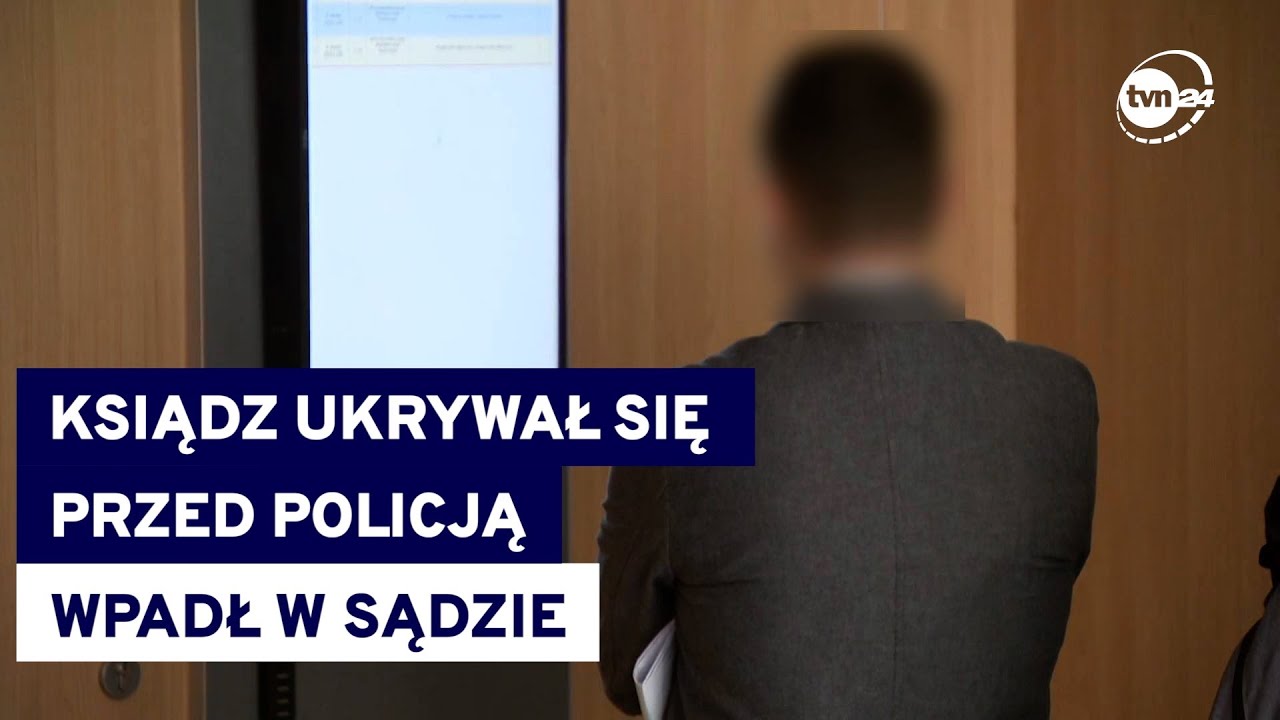 Ksiądz ukrył się po wyroku za molestowanie 13-latka. Zatrzymano go, gdy chciał zmienić karę na dozór