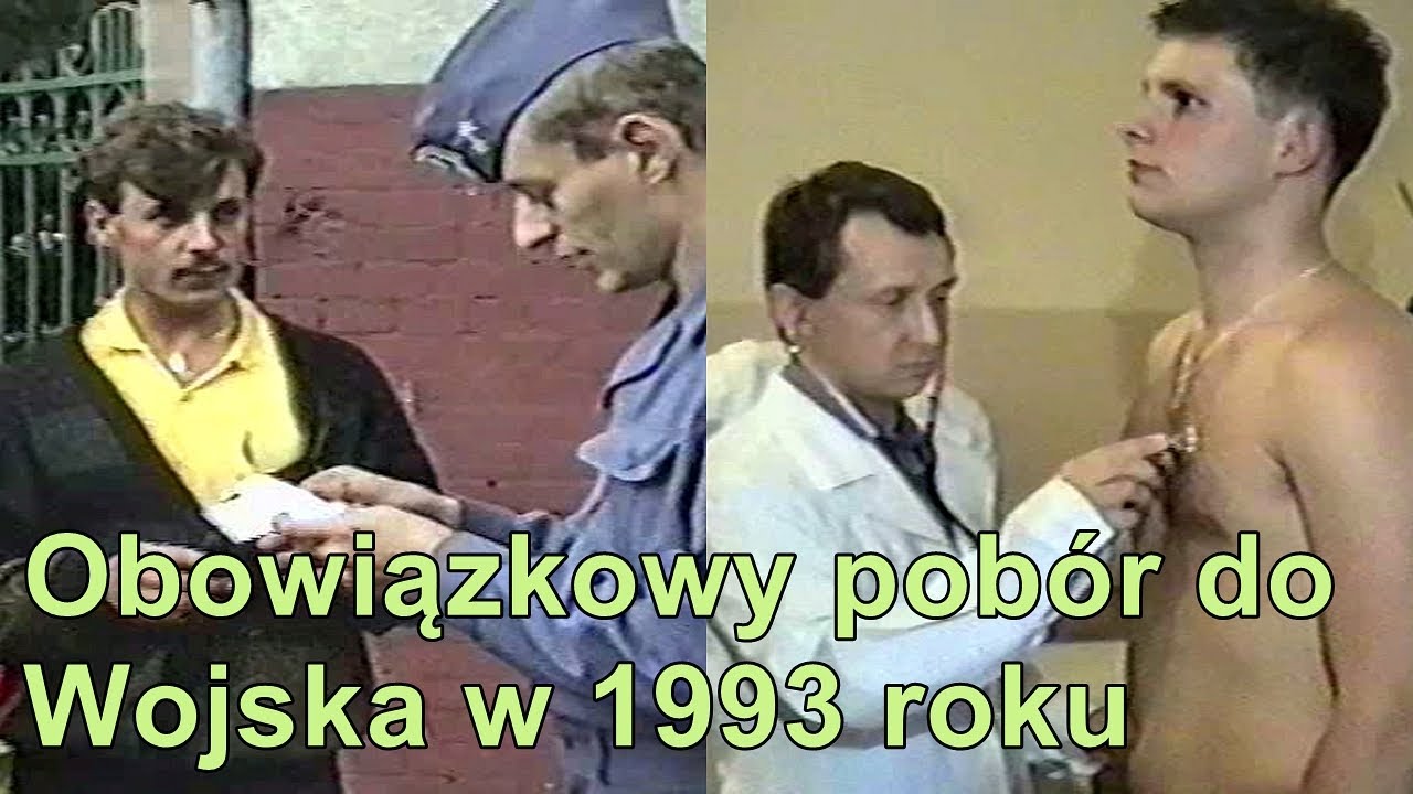 Obowiązkowy pobór do wojska w 1993 roku