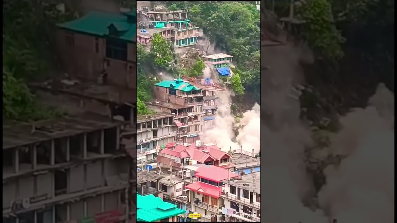 Shimla landslide #shimla #shimlanews #shimlalandslide #shorts#viral