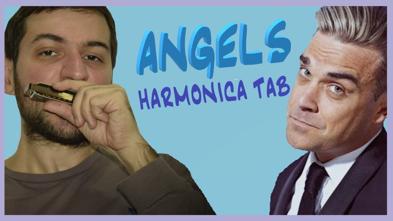😇 ANGELS | Cover en ARMÓNICA con TABLATURA | Robbie Williams