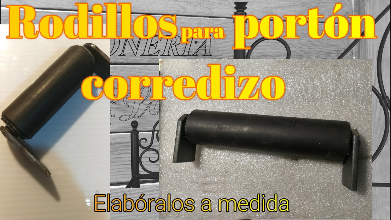 Rodillos a medida para puerta corrediza