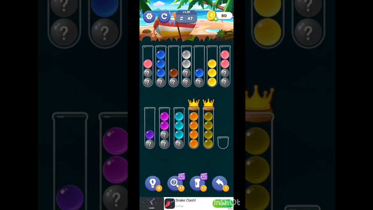 Organize the chaos, one ball at a time! 🌈 level 81