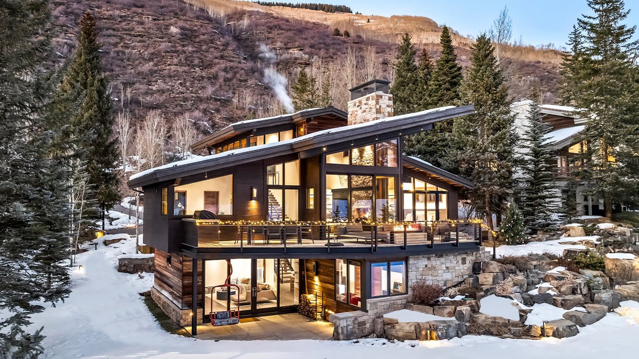 Tour a Private Luxury Mountain Home in Vail, Colorado | Cinematic Real Estate Video