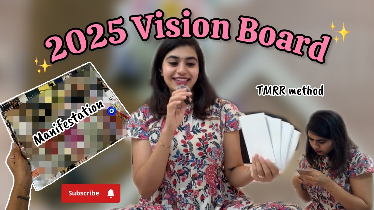 2025 Vision Board | Manifestation : TMRR method✨