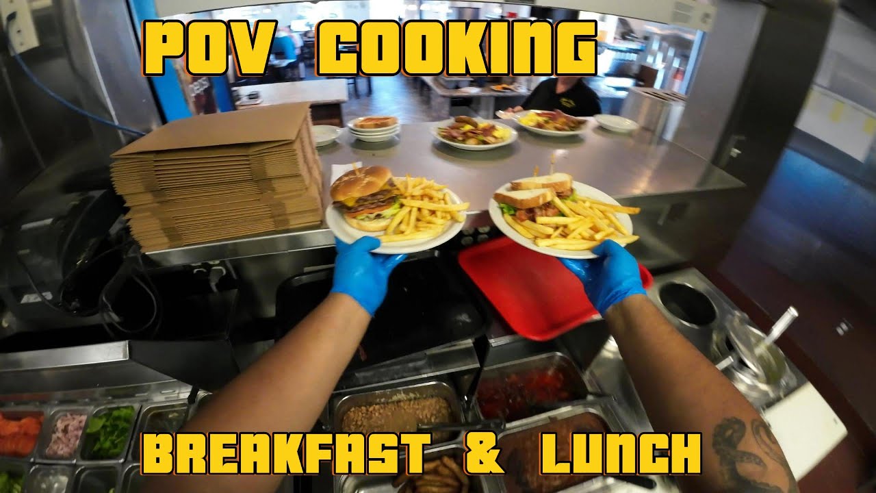 POV of a Cook | Breakfast, Lunch and Opening a Restaurant 🍔🧀🍳🤯🔥🥚