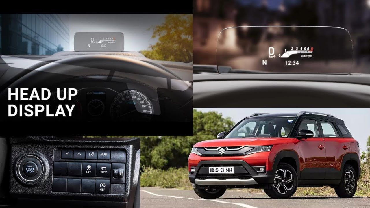 HUD Display in New Maruti Suzuki Brezza 2023,How its works...?