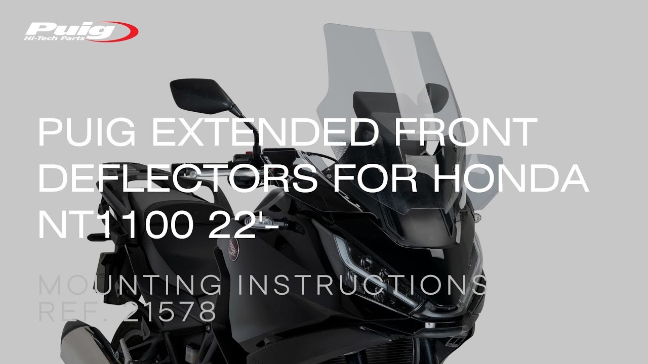 REF. 21578 - PUIG EXTENDED FRONT DEFLECTORS FOR HONDA NT1100 '22-